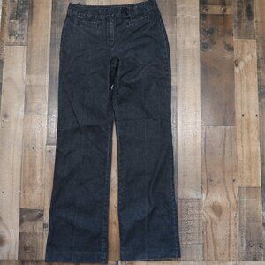 Talbots Heritage Boot Cut Size 6/28 Charcoal Wash Denim Jeans